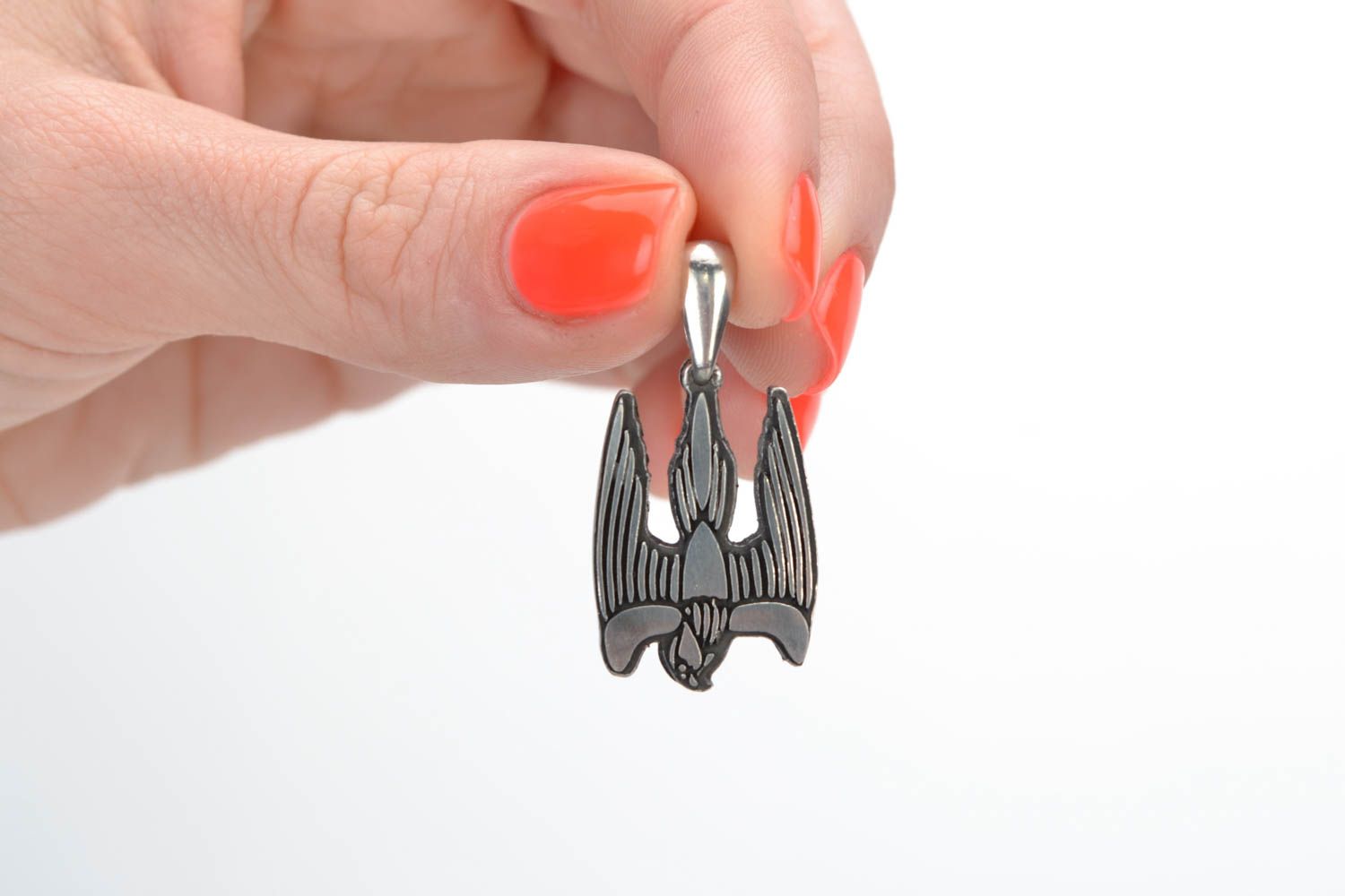 Fornitura para bisutería para crear colgante de metal artesanal con forma de pájaro  foto 5
