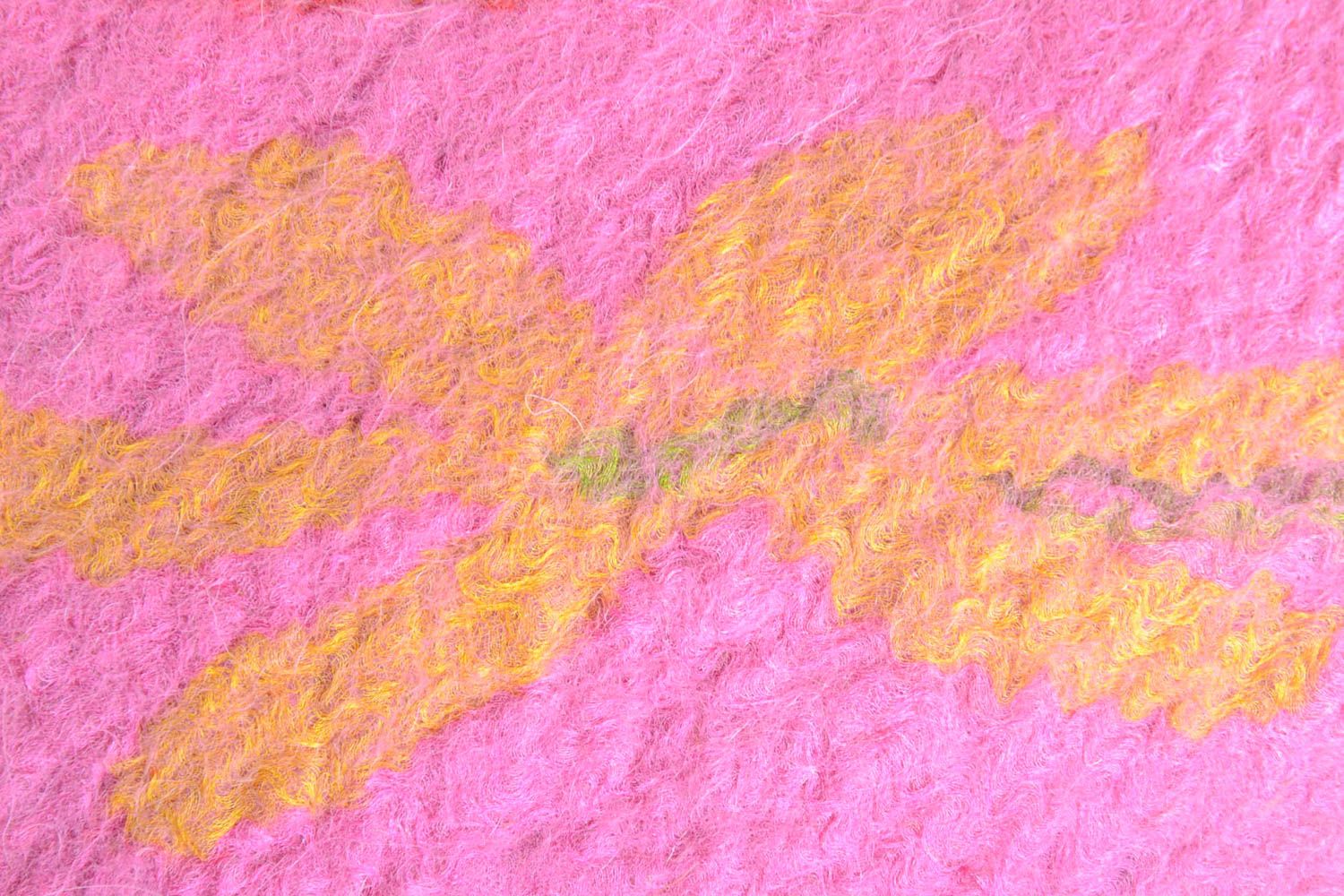 Handmade warme Weste gefilzte Kleidung Winterweste Damen schön rosa modisch foto 5