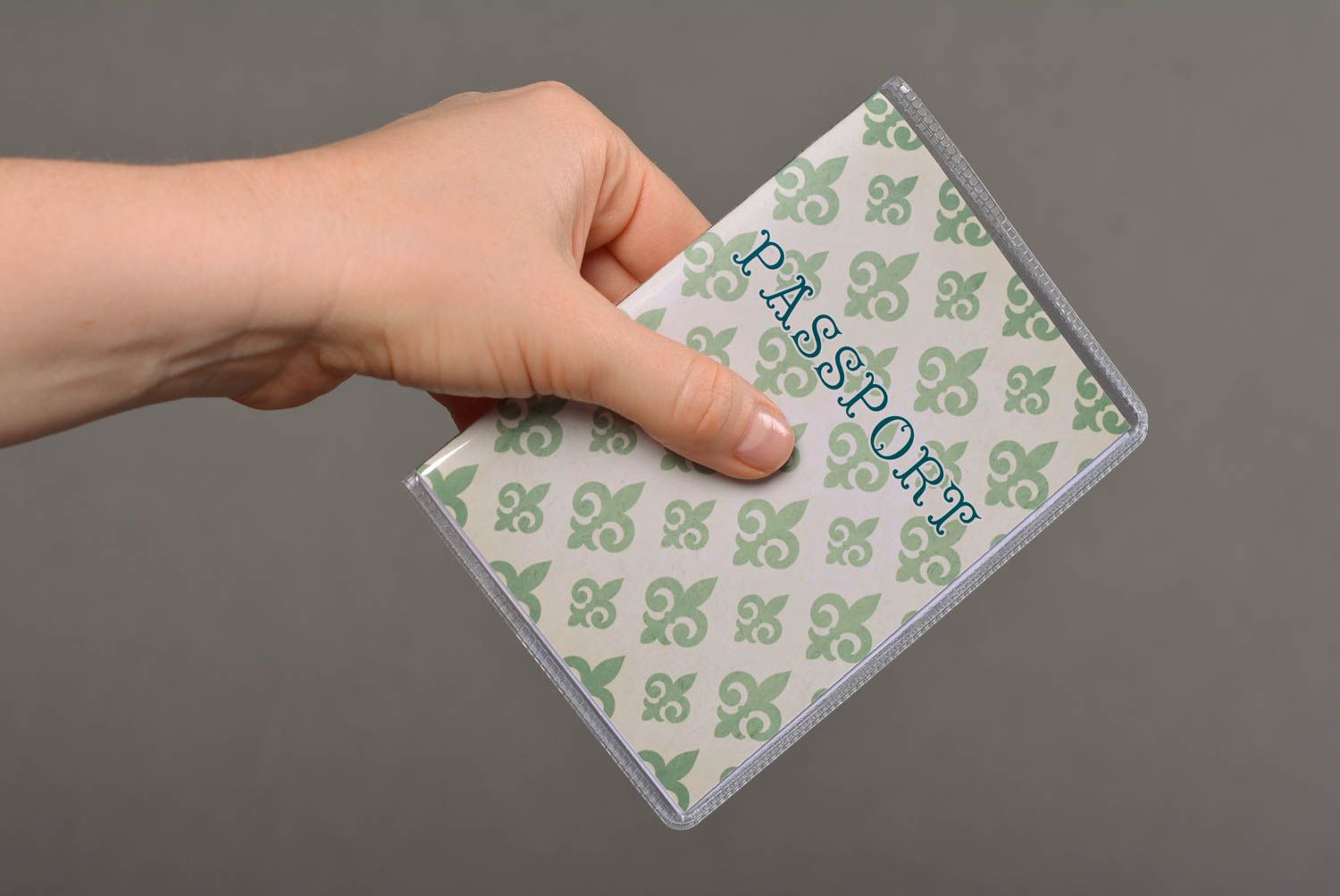 Pass Schutzhülle Umschläge quadratisch Handmade Ausweis Schutzhülle originell foto 4