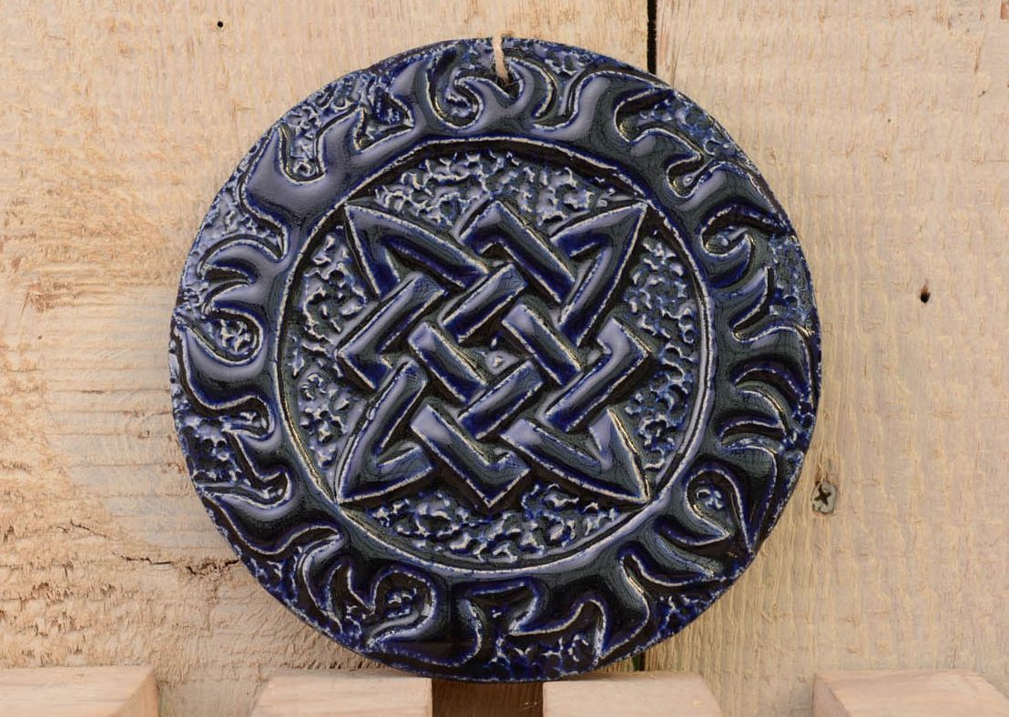 Decorative wall plate Star of Rus photo 1