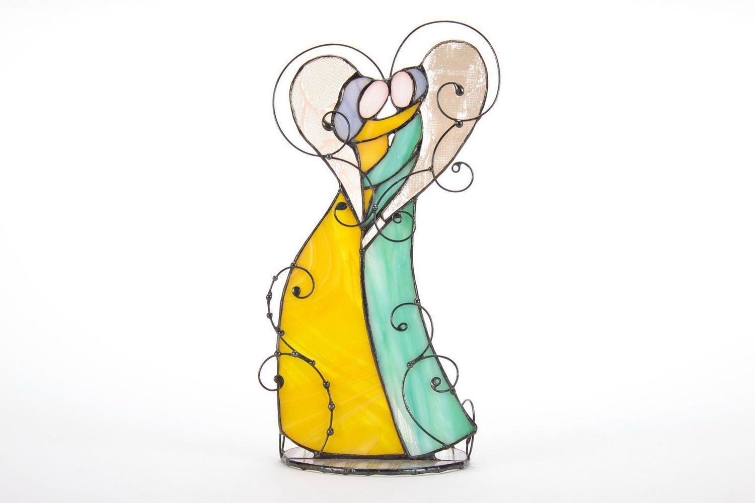 Stained glass statuette Dancing couple  photo 3