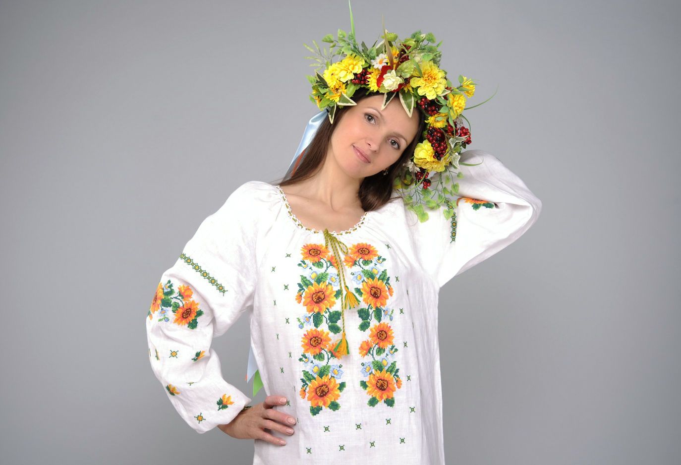 Dress in ethnic style Vyshyvanka photo 5