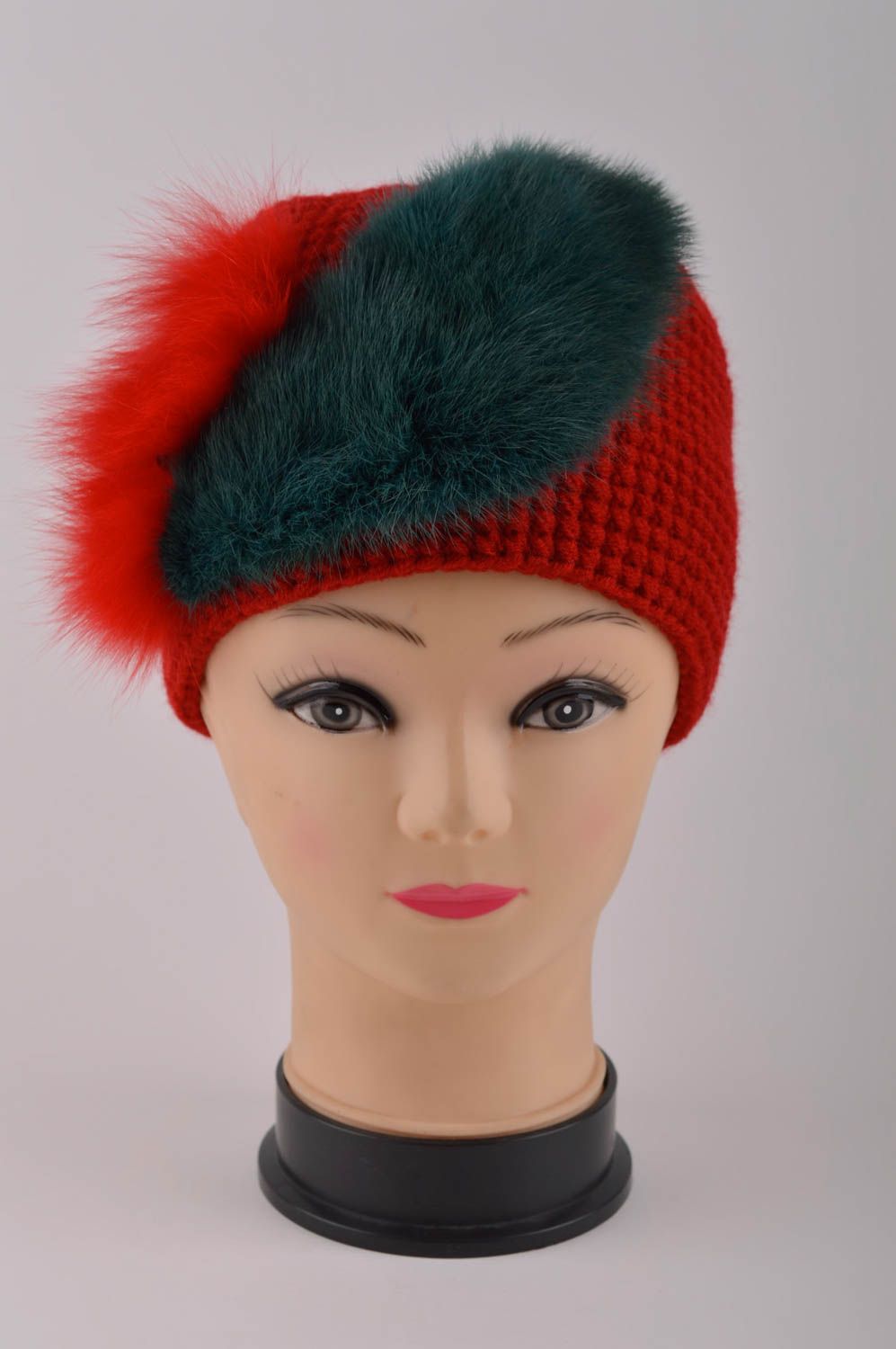 Handmade hat designer warm hat children hat woolen headwear gift ideas photo 3
