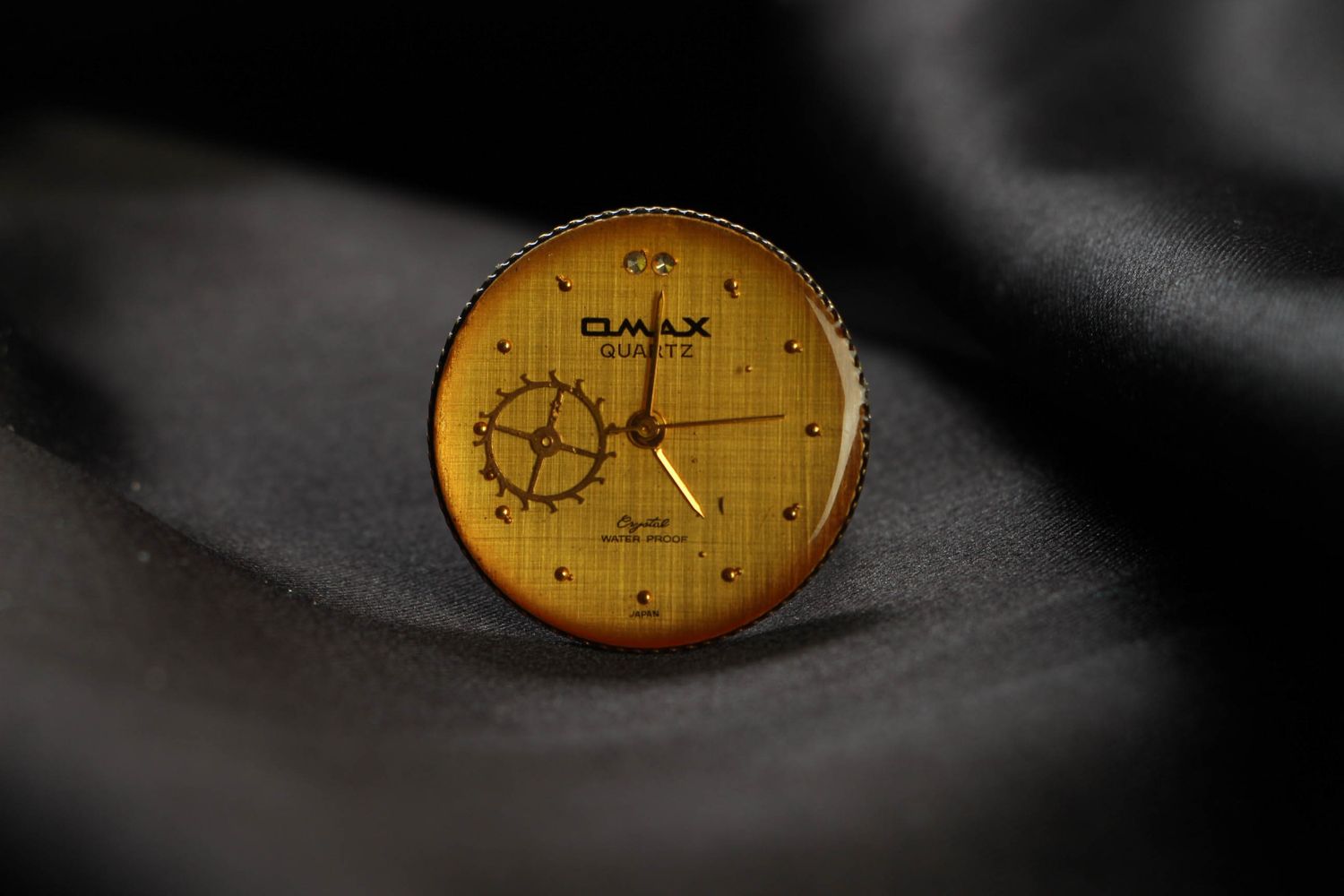 Handmade ring with clockwork mechanism photo 2