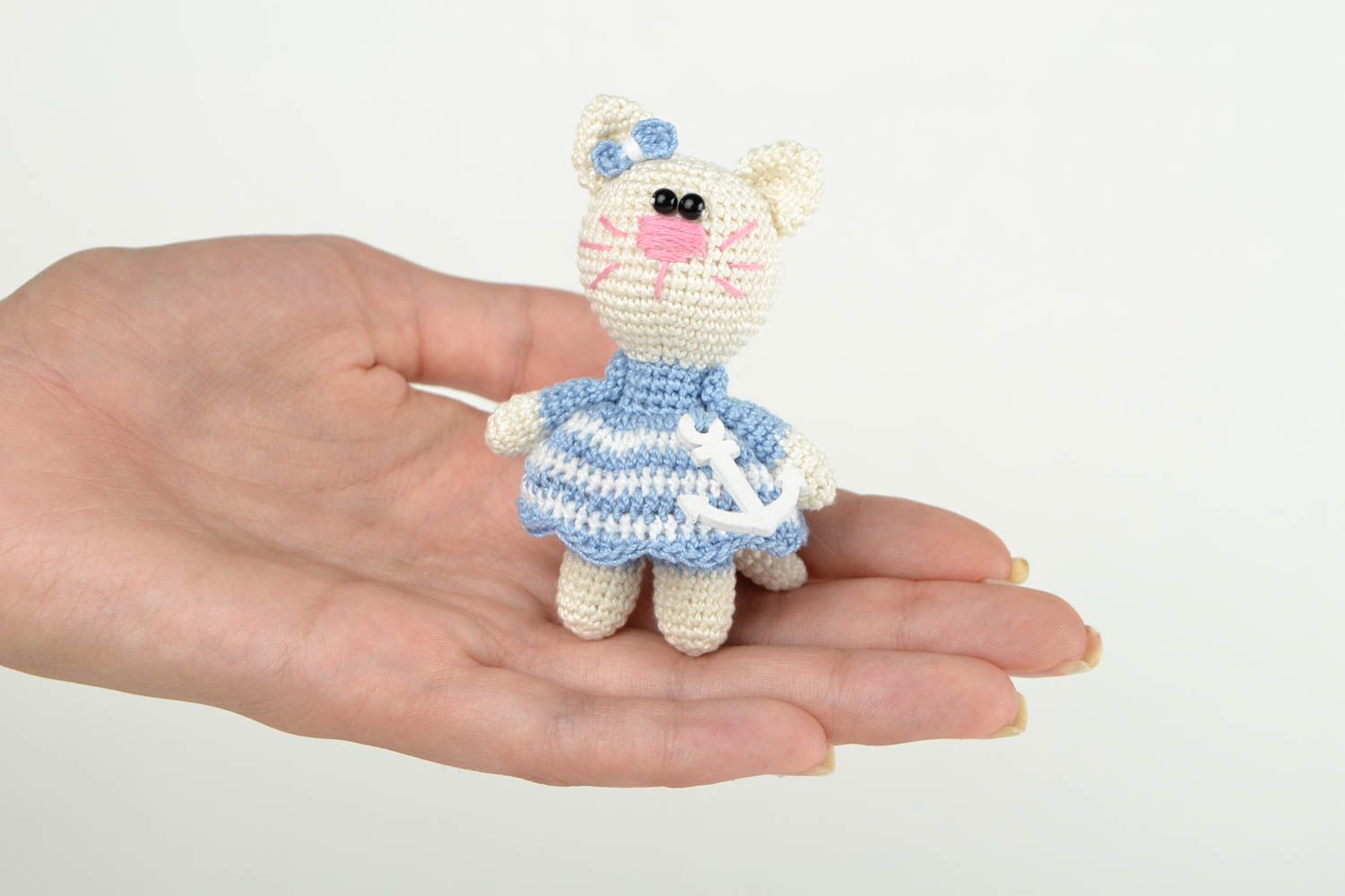 Handmade designer crocheted toy unusual cute soft toy stylish accessory photo 2
