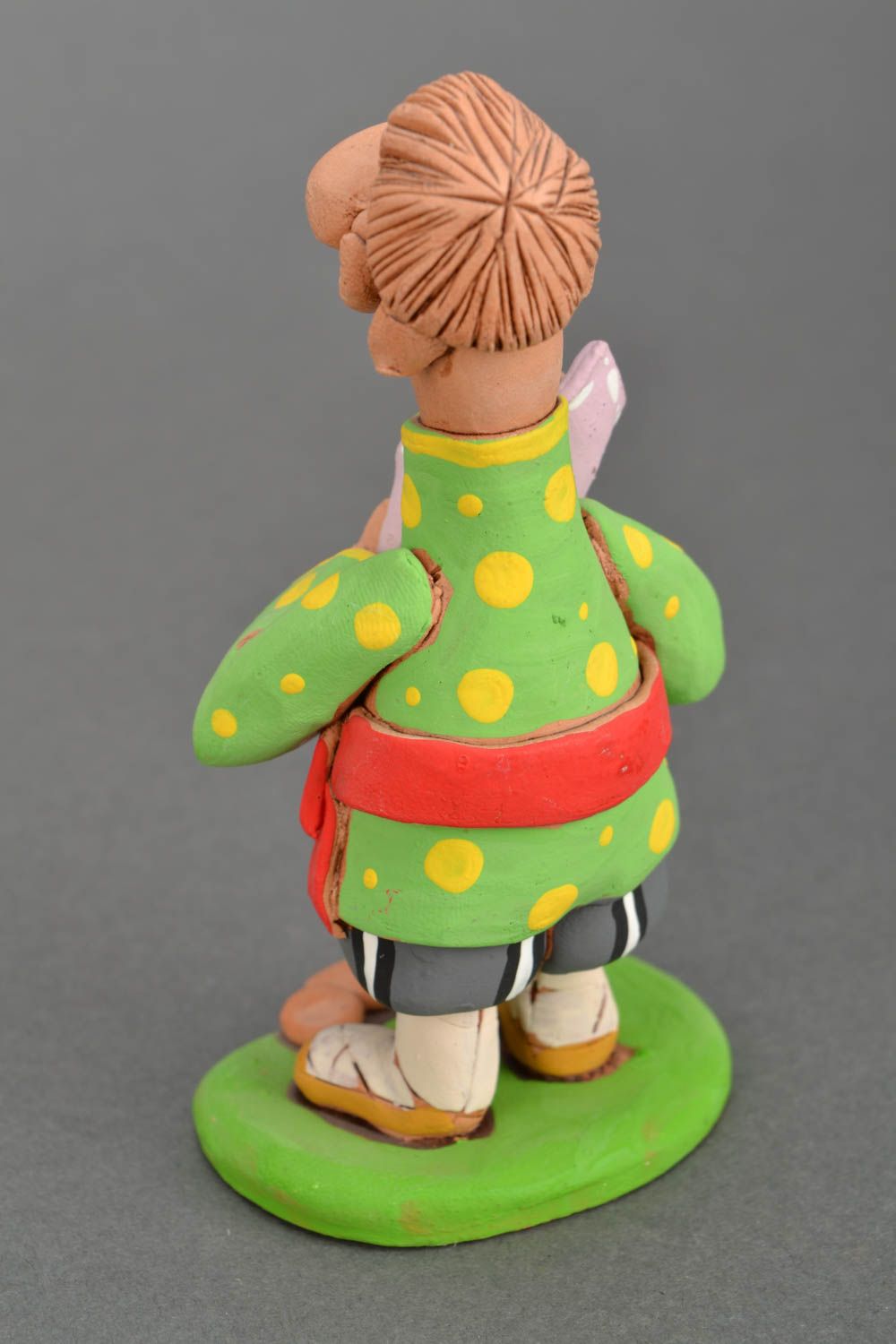 Designer ceramic figurine Cossack with Baby photo 5