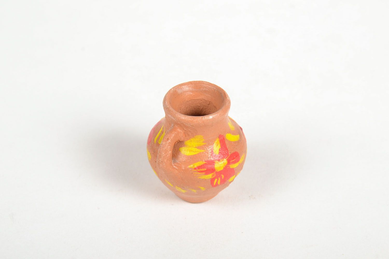 Jarro de cerâmica em miniatura foto 3