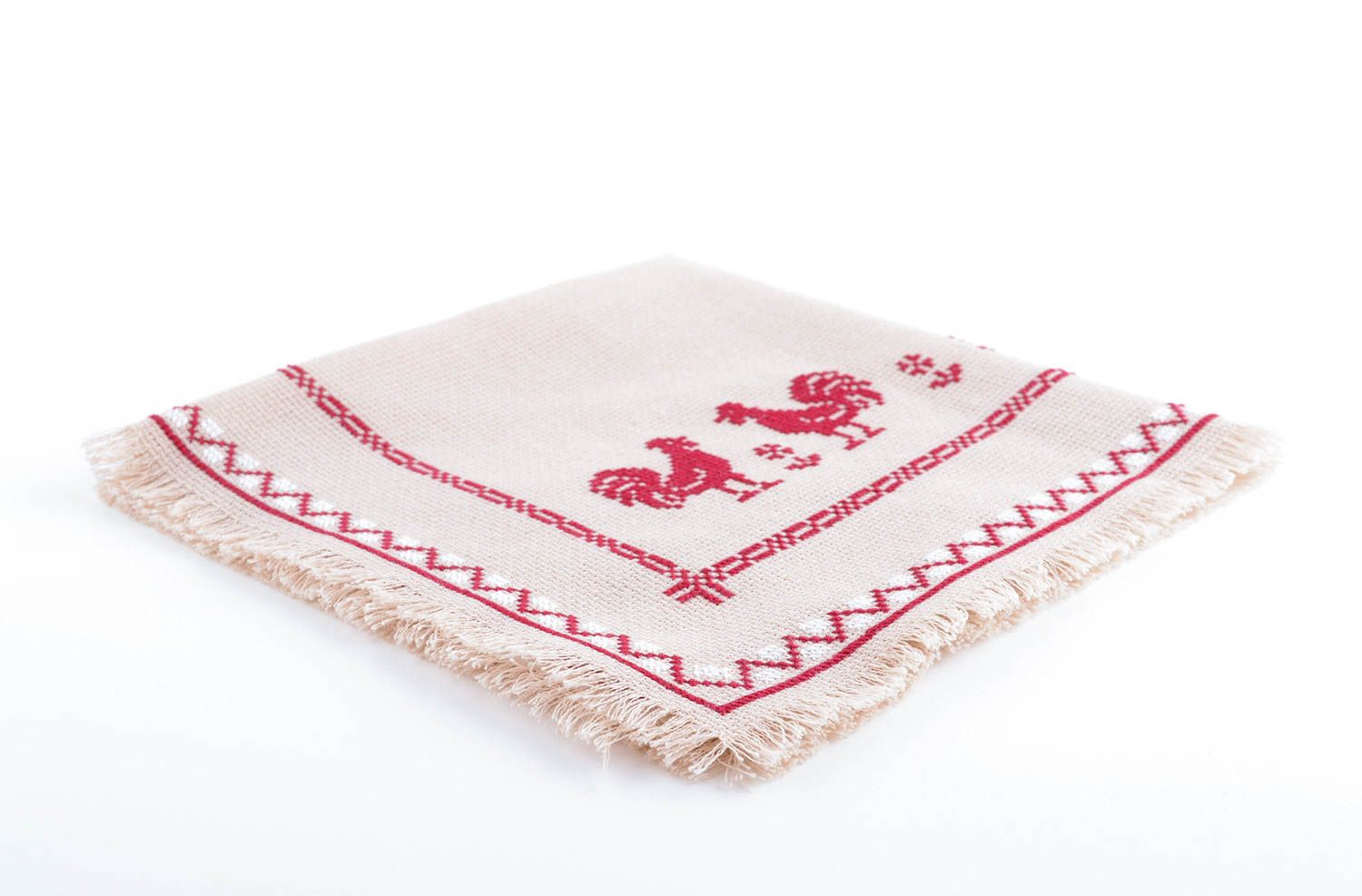 Stoff Serviette handmade Küchen Textil Serviette bestickt Tisch Decke ethnisch foto 4