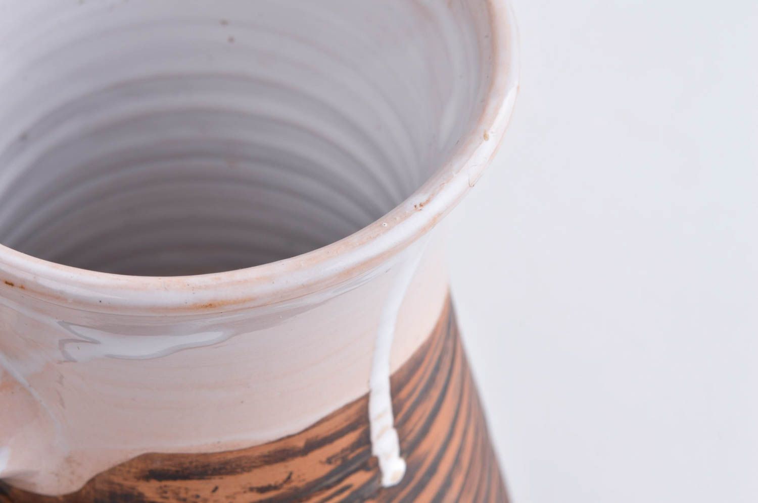Bierkrug Ton handgefertigt Keramik Geschirr Männer Geschenk ausgefallen foto 4