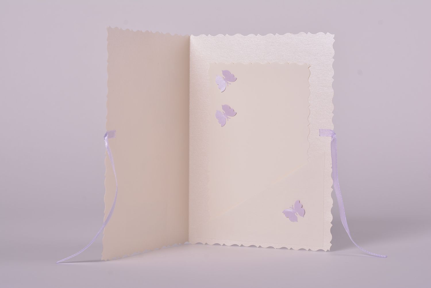 Carte voeux faite main Carte de félicitation en carton avec fleurs Petit cadeau photo 4