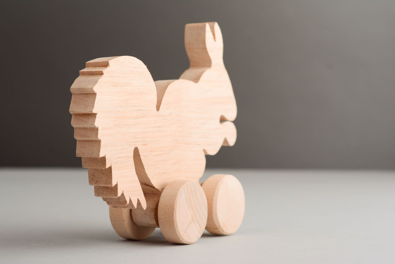Wooden toy for painting Squirrel photo 3