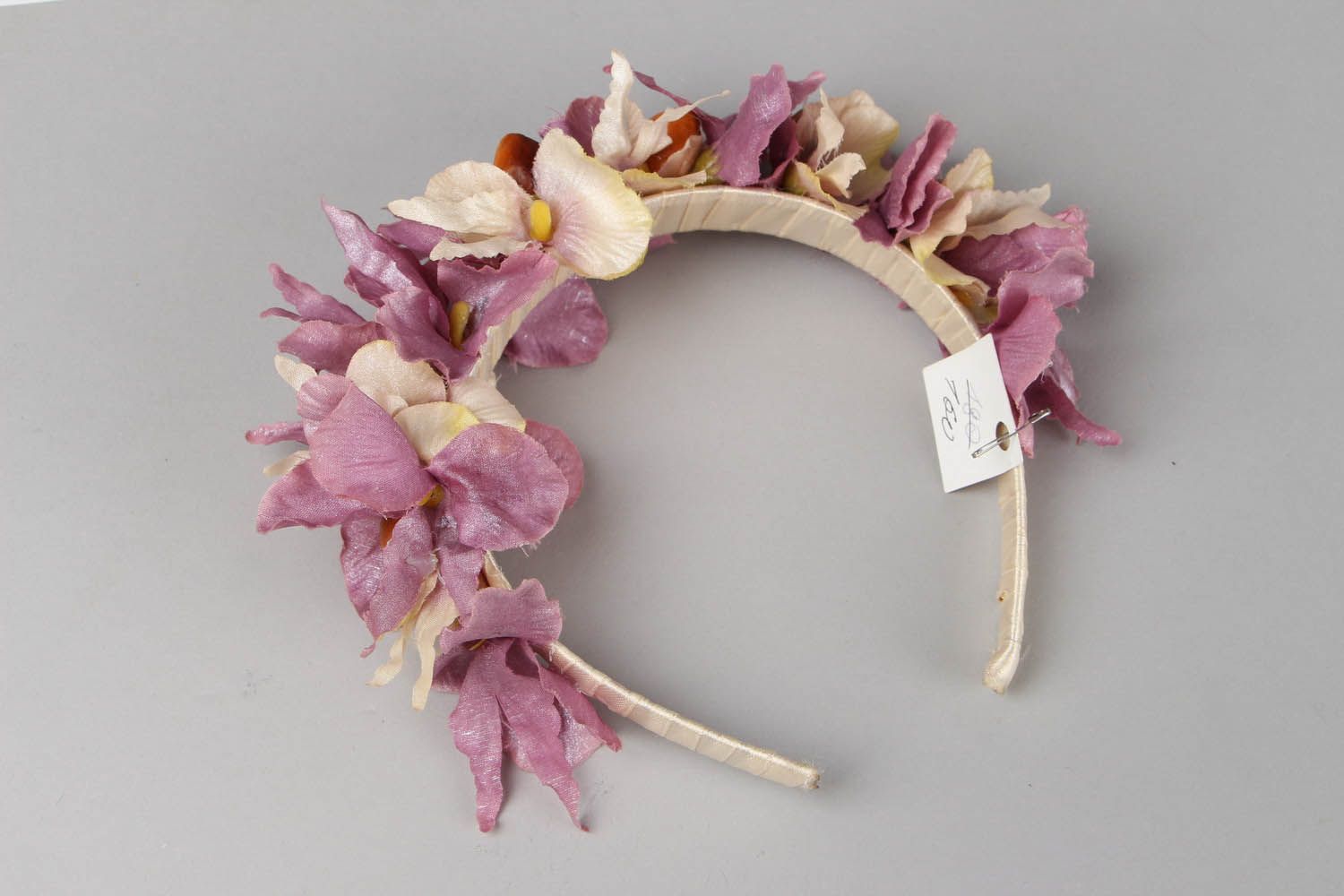 Hairband with orchids photo 3