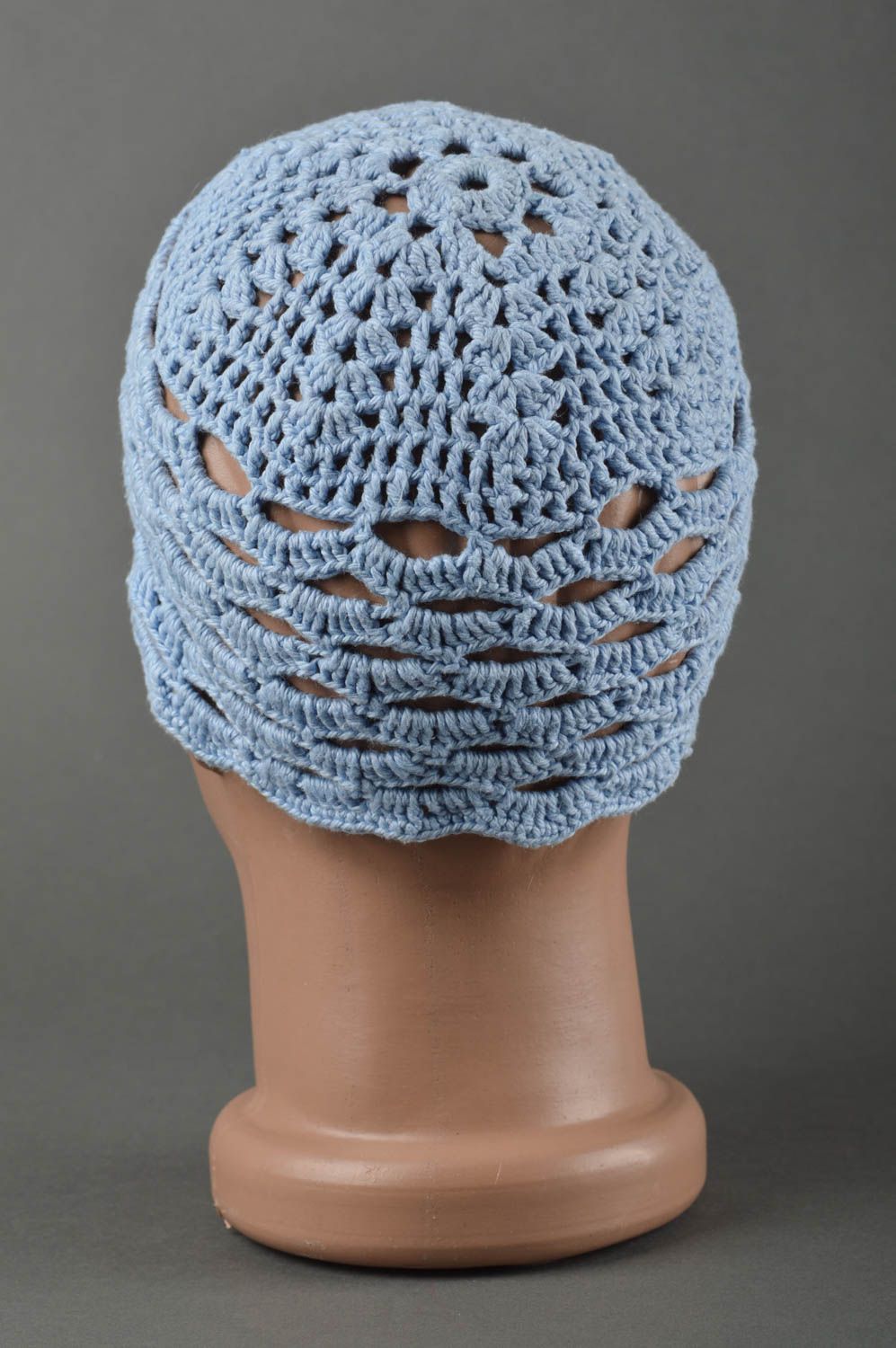 Bonnet tricot fait main Chapeau au crochet original léger été Vêtement enfant photo 2