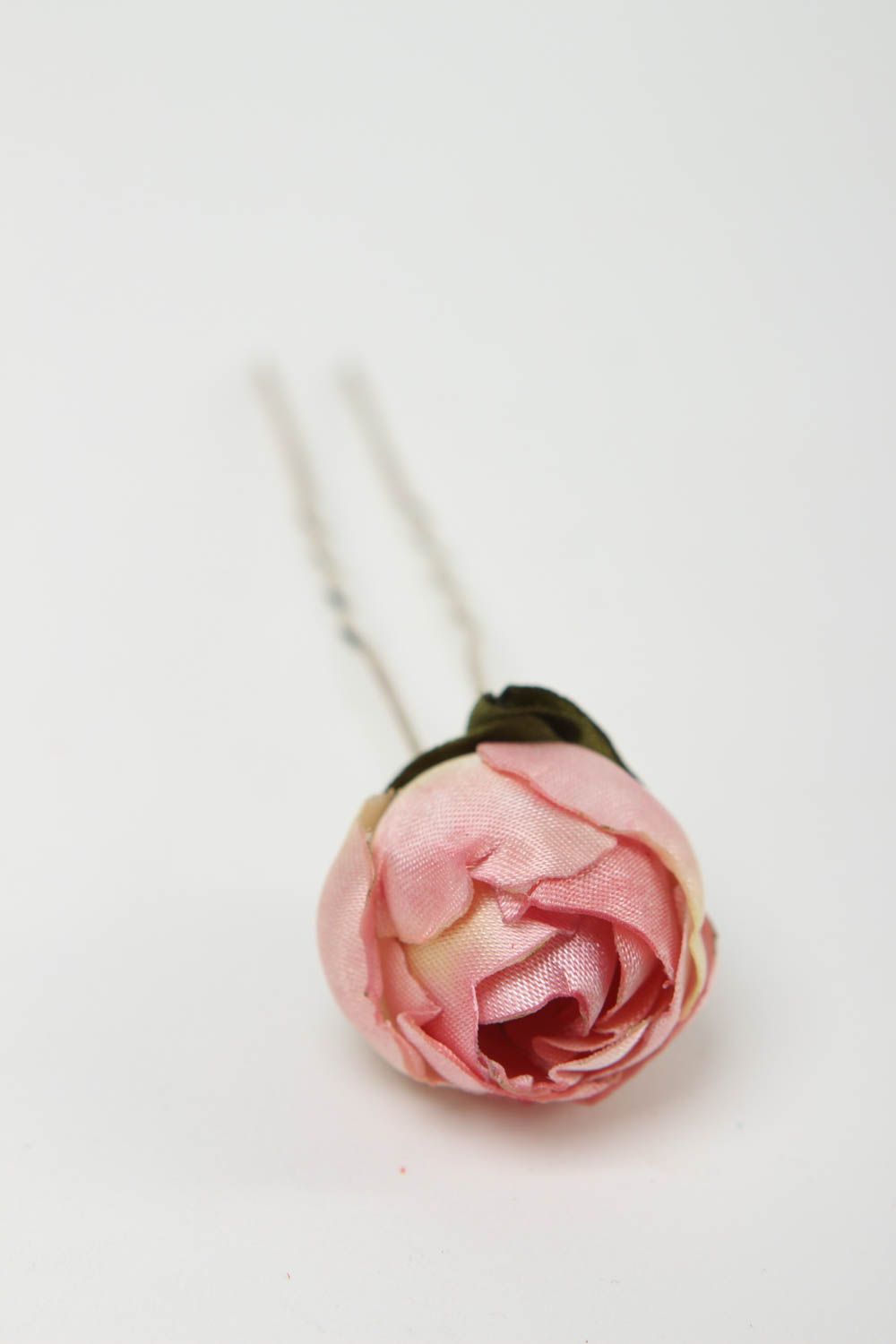 Horquilla artesanal con flor accesorio para el cabello regalo para mujer foto 3