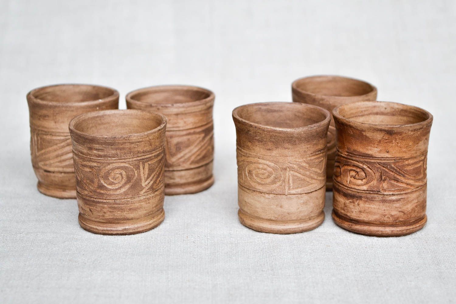 Juego de chupitos hecho a mano vasos de chupito de cerámica regalo original foto 5