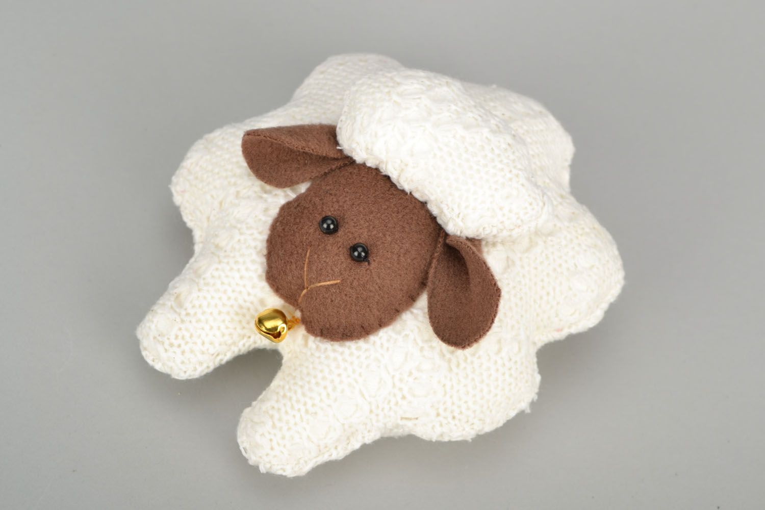 Kleines Dekokissen Kuscheltier Schaf Dekorierung für Kinderzimmer foto 2