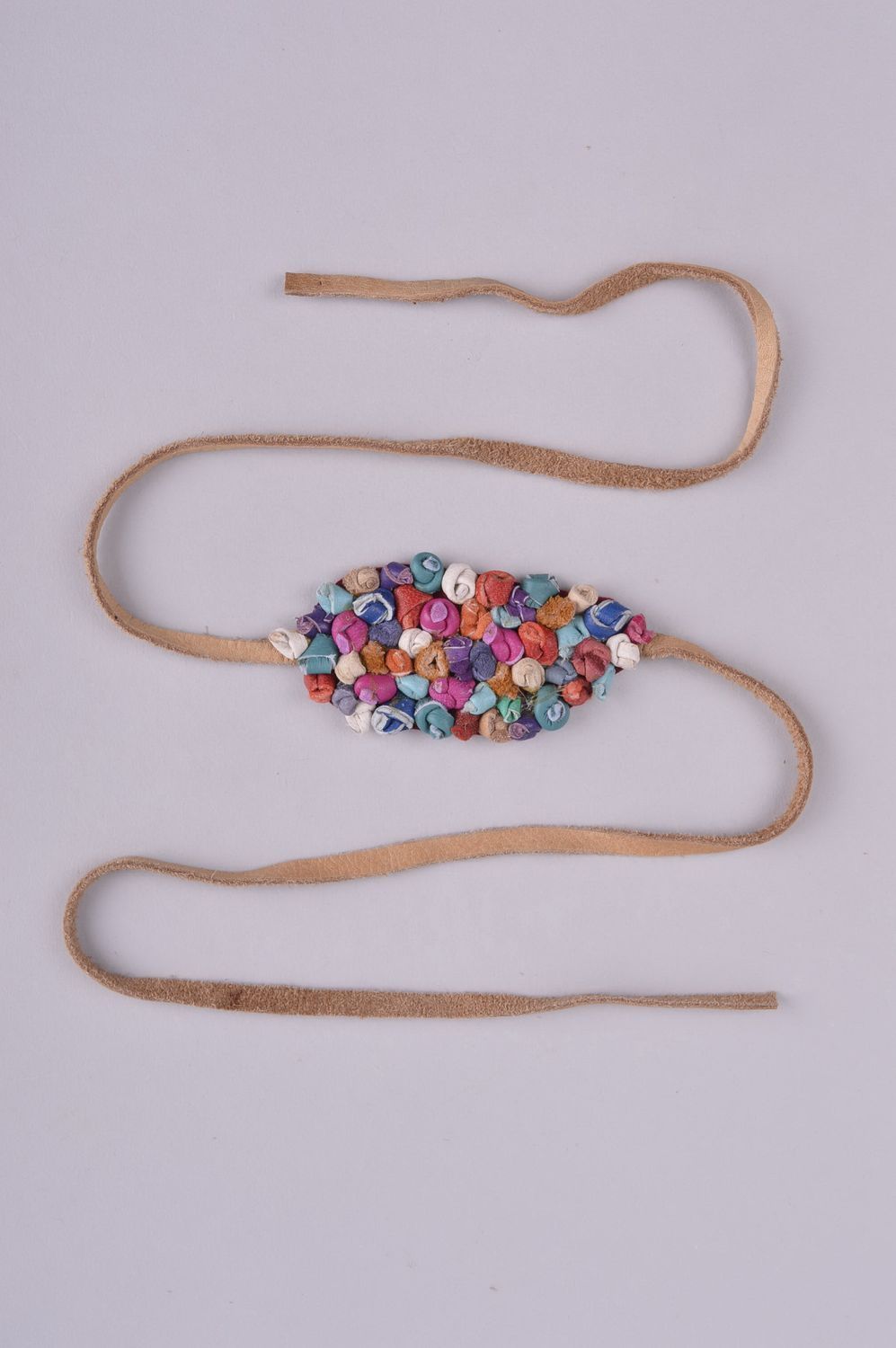 Dünnes Haarband handgefertigt Haar Accessoire Frauen Geschenk ausgefallen foto 5