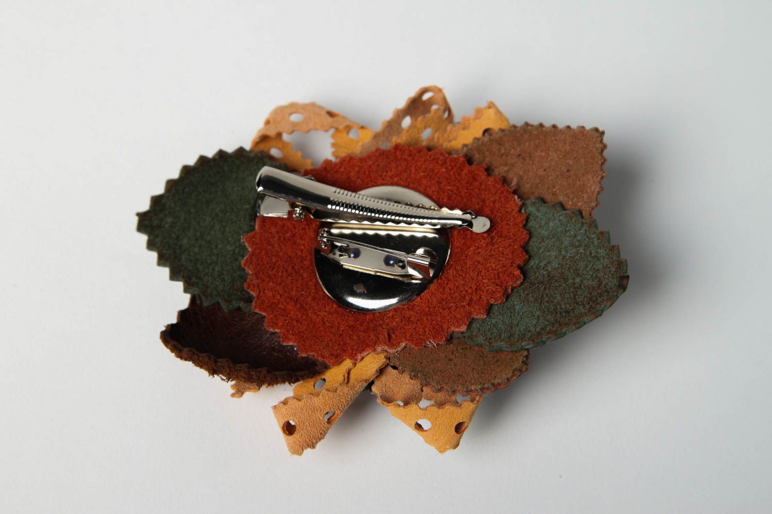 Handmade accessory unusual brooch designer brooch handmade hair accessory photo 5