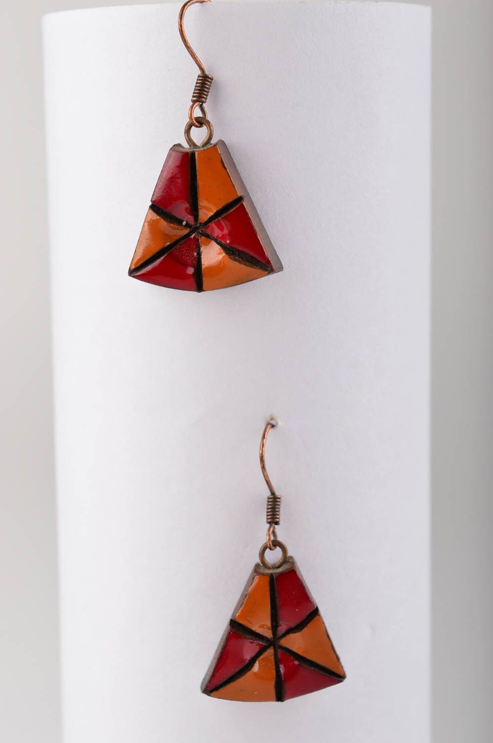 Homemade earrings ceramic jewelry cute earrings designer accessories gift ideas photo 4