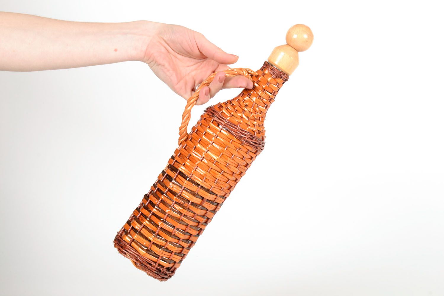 Handmade decorative bottle photo 5