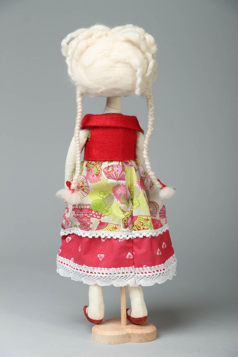 Soft toy Doll with Heart photo 3