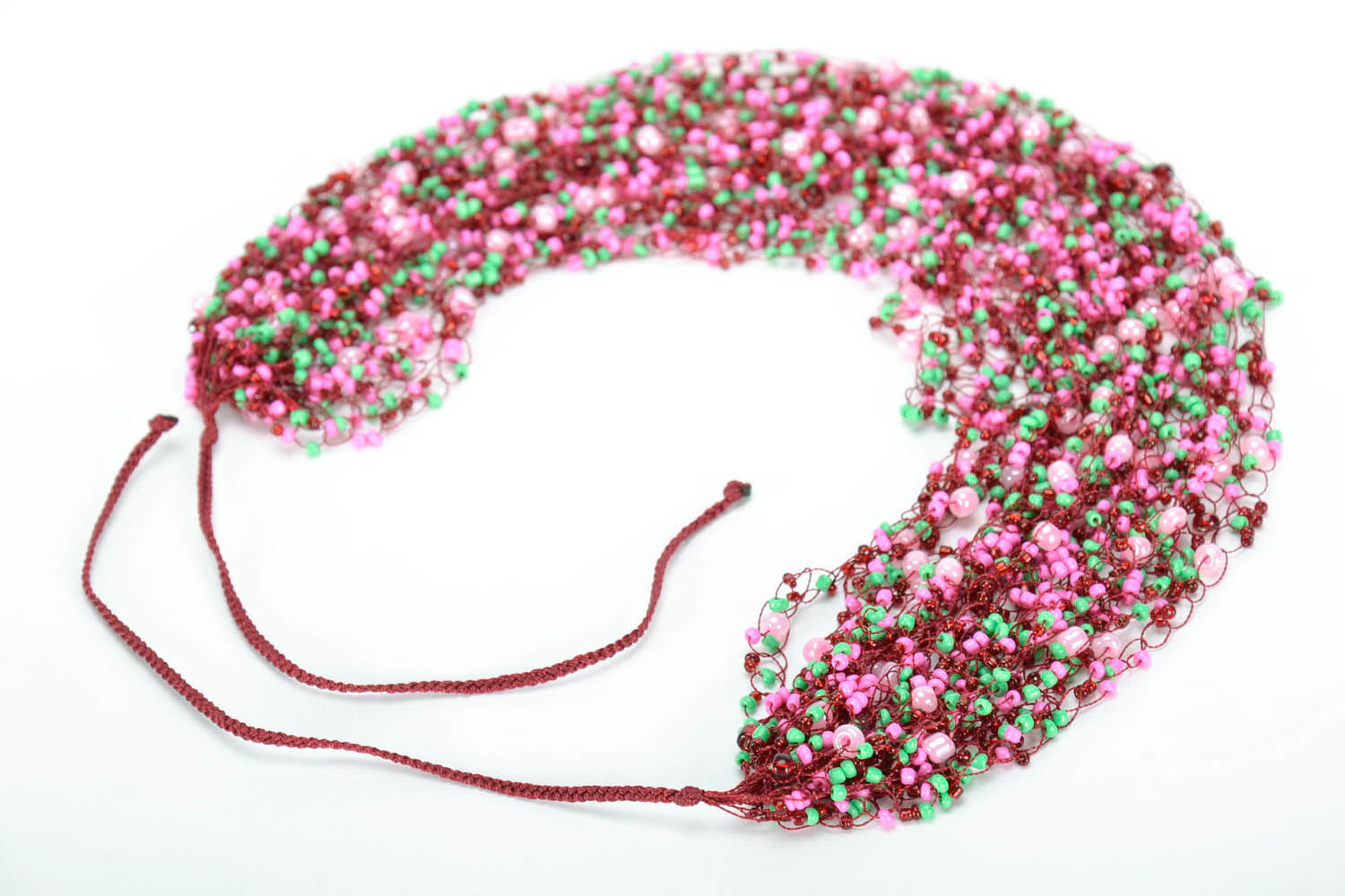 Necklace made of  Chinese beads photo 4