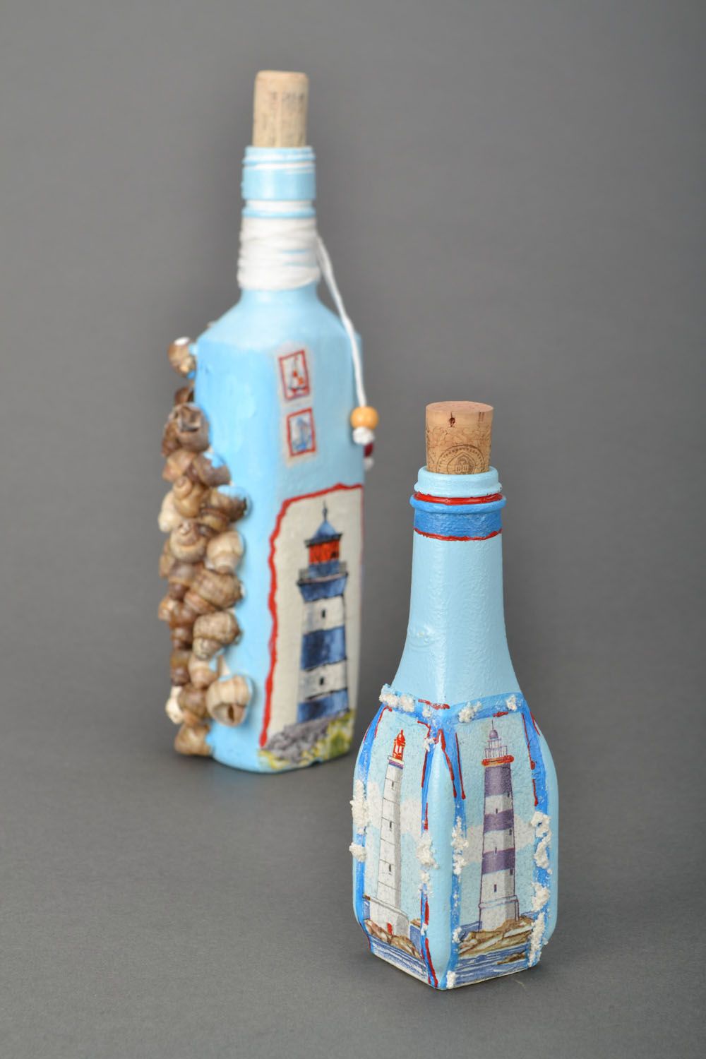 Botellas decoradas para la cocina foto 3