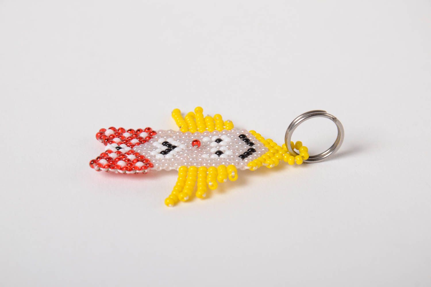 Handmade Schlüsselanhänger für Kinder Glasperlen Accessoire Anhänger für Taschen foto 5