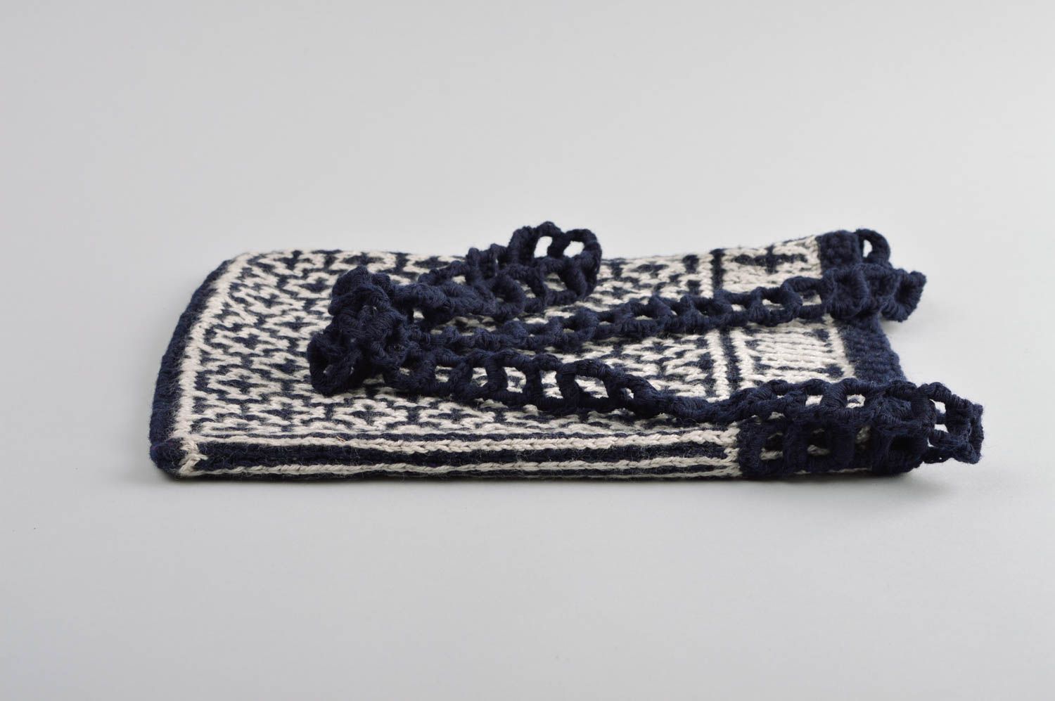 Hand-knitted bag handmade purse women purses stylish accessories small bag photo 4