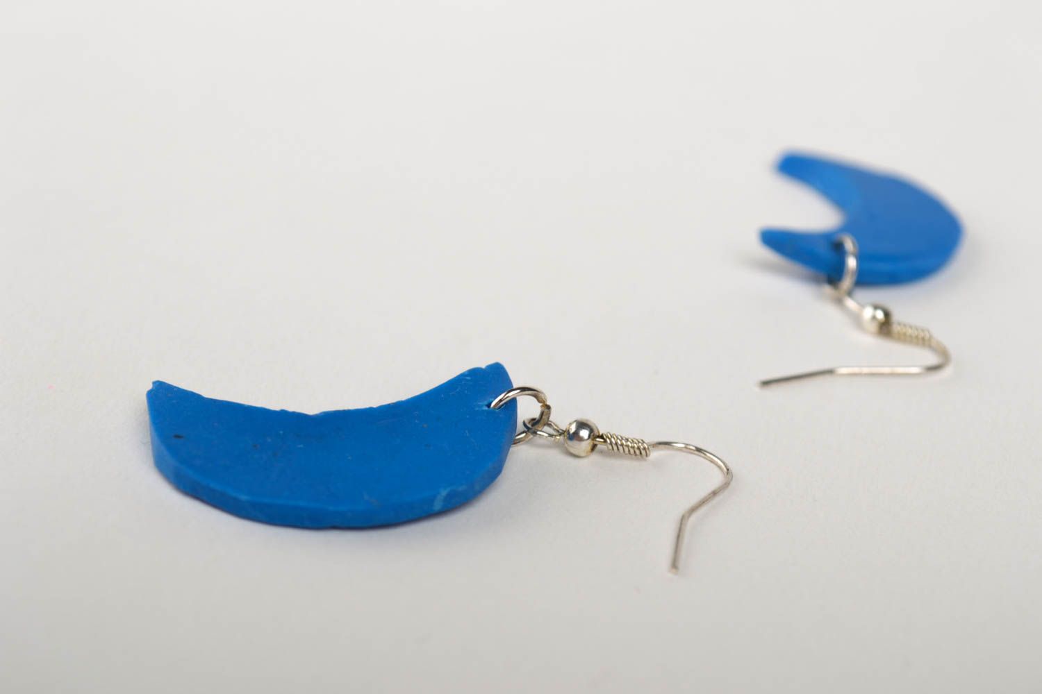 Handmade blue cute earrings designer stylish earrings elegant jewelry photo 4