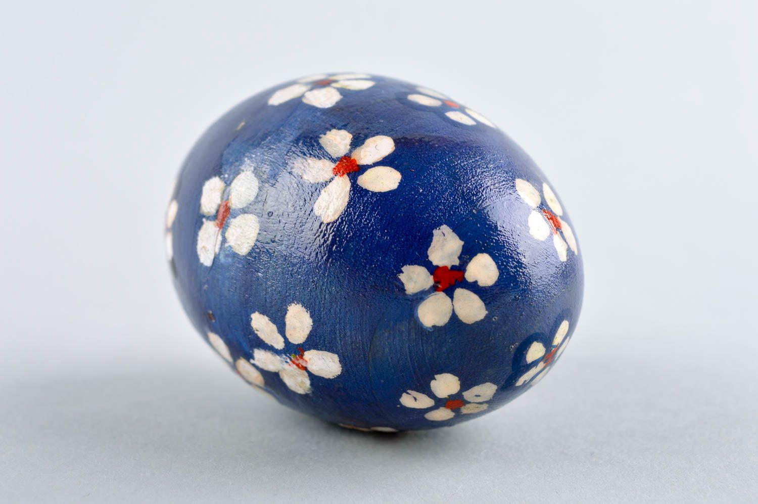 Huevo de madera hecho a mano pintado adorno para Pascua regalo original foto 3