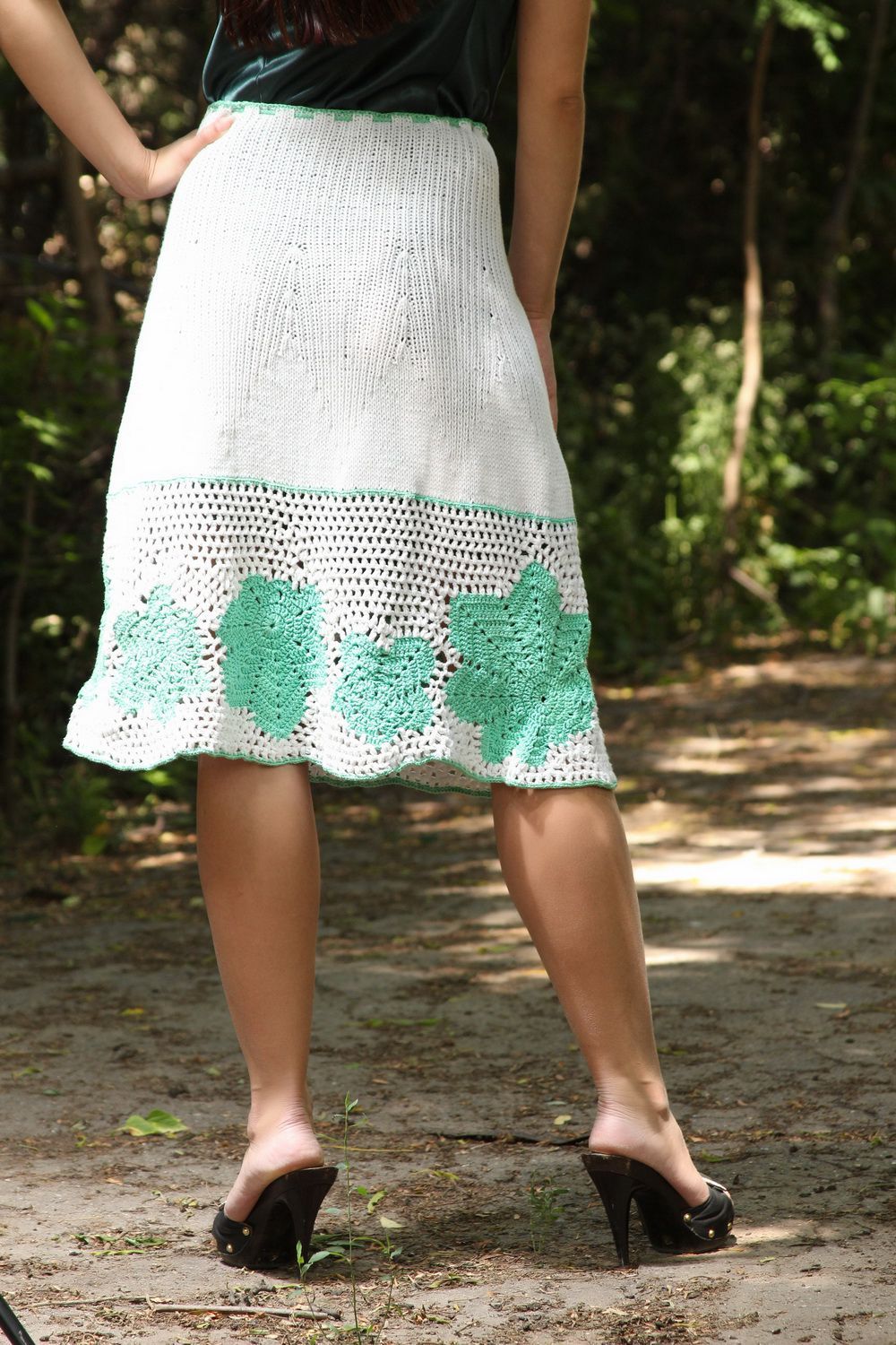 Knitted skirt photo 4