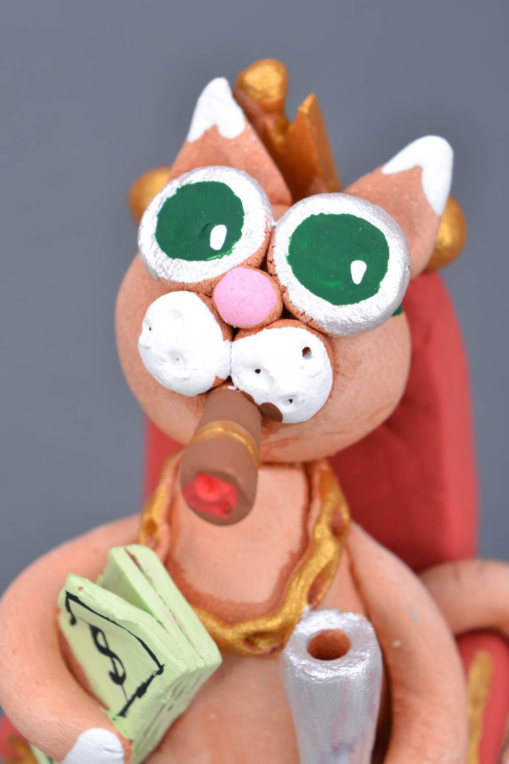 Ceramic figurine Cat photo 4