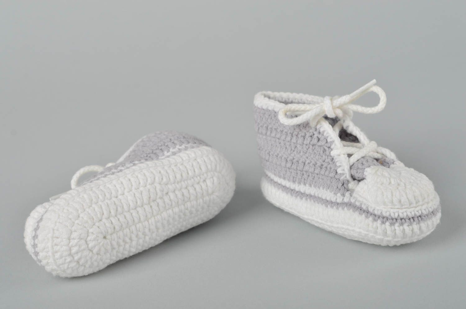 Patucos de bebé artesanales calzado infantil regalo original inusual bonito foto 5