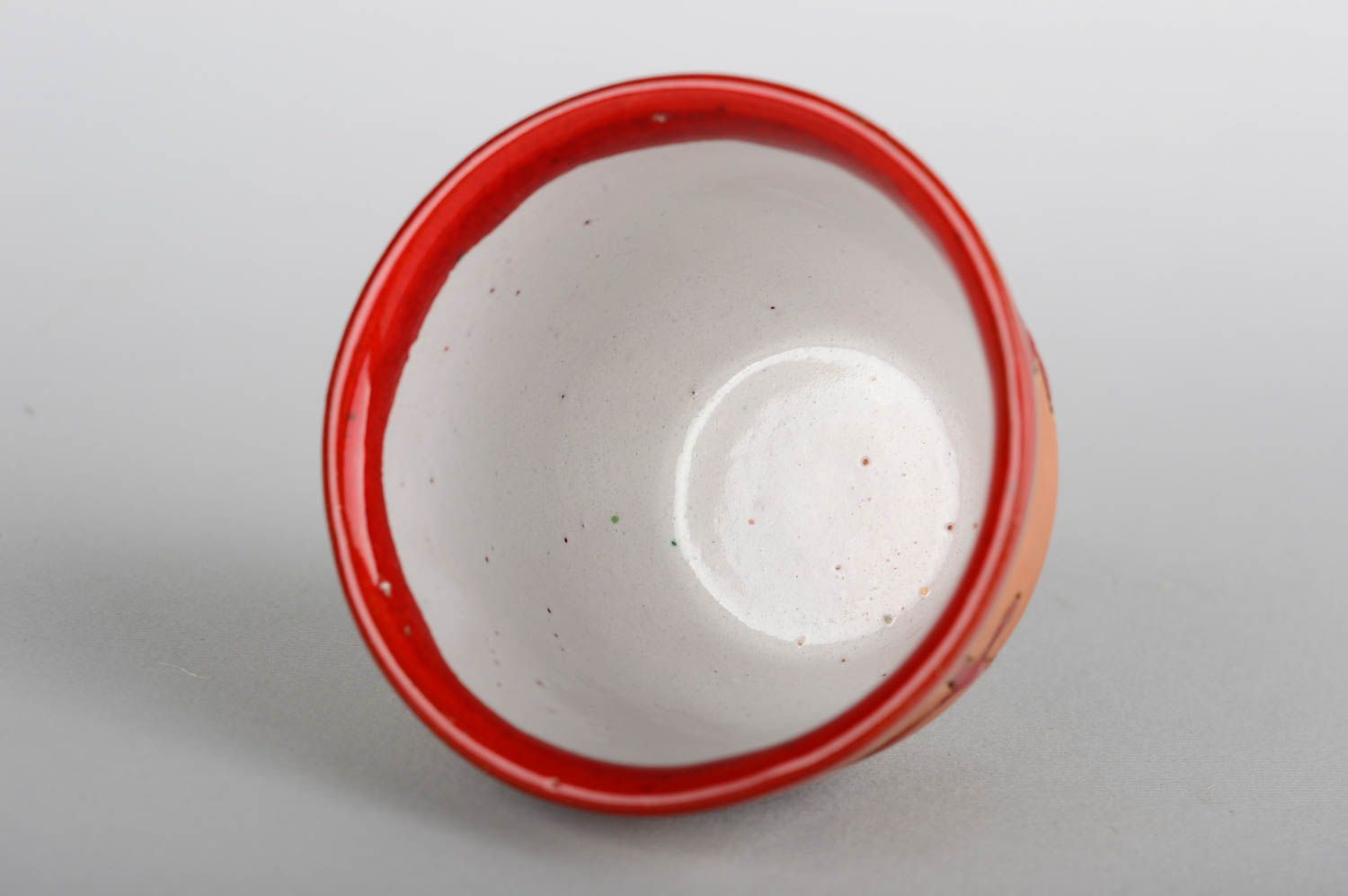 Taza de cerámica artesanal con ornamento utensilio de cocina regalo original foto 2