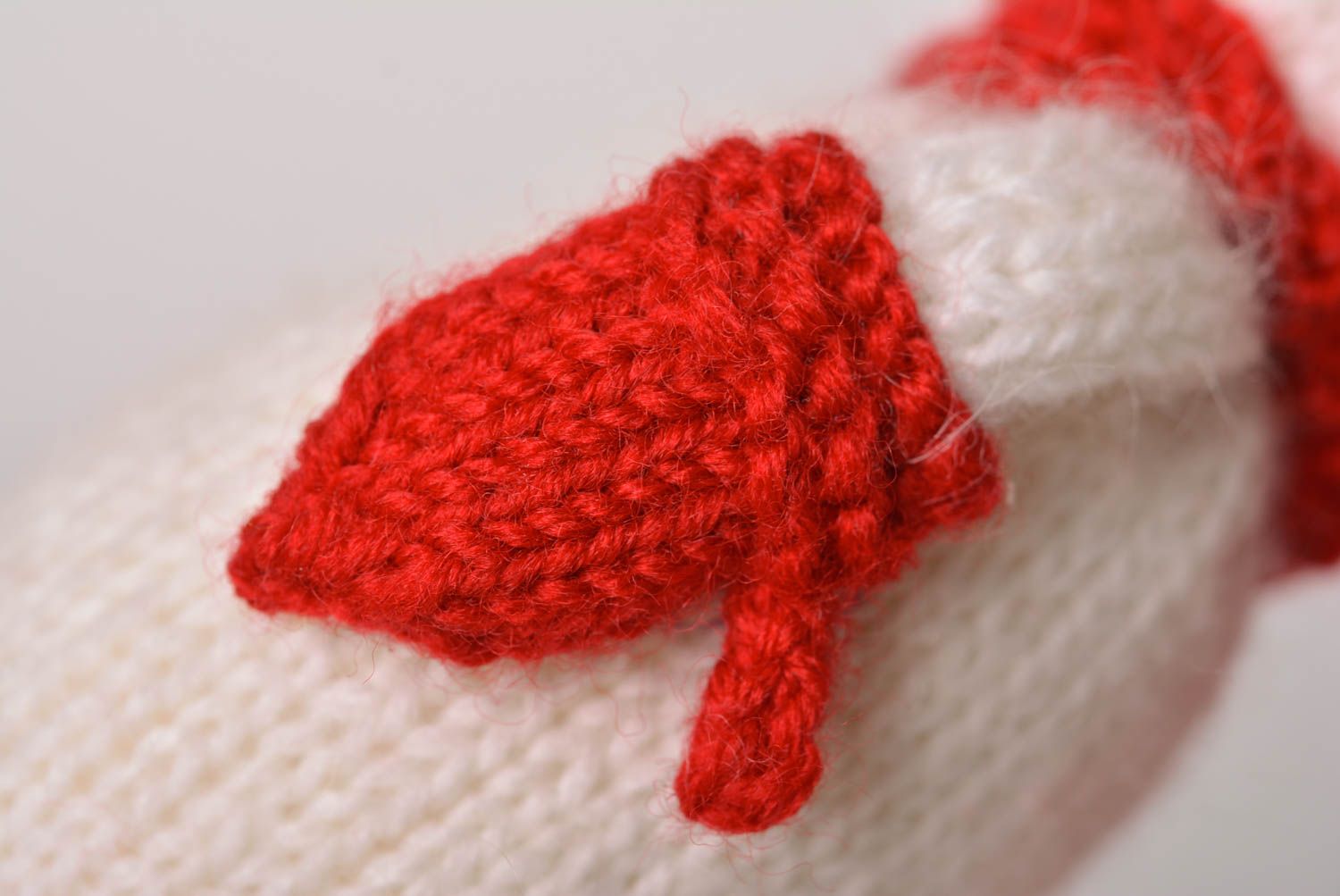 Peluche bonhomme faite main Jouet enfant Cadeau original laine tricot crochet photo 5