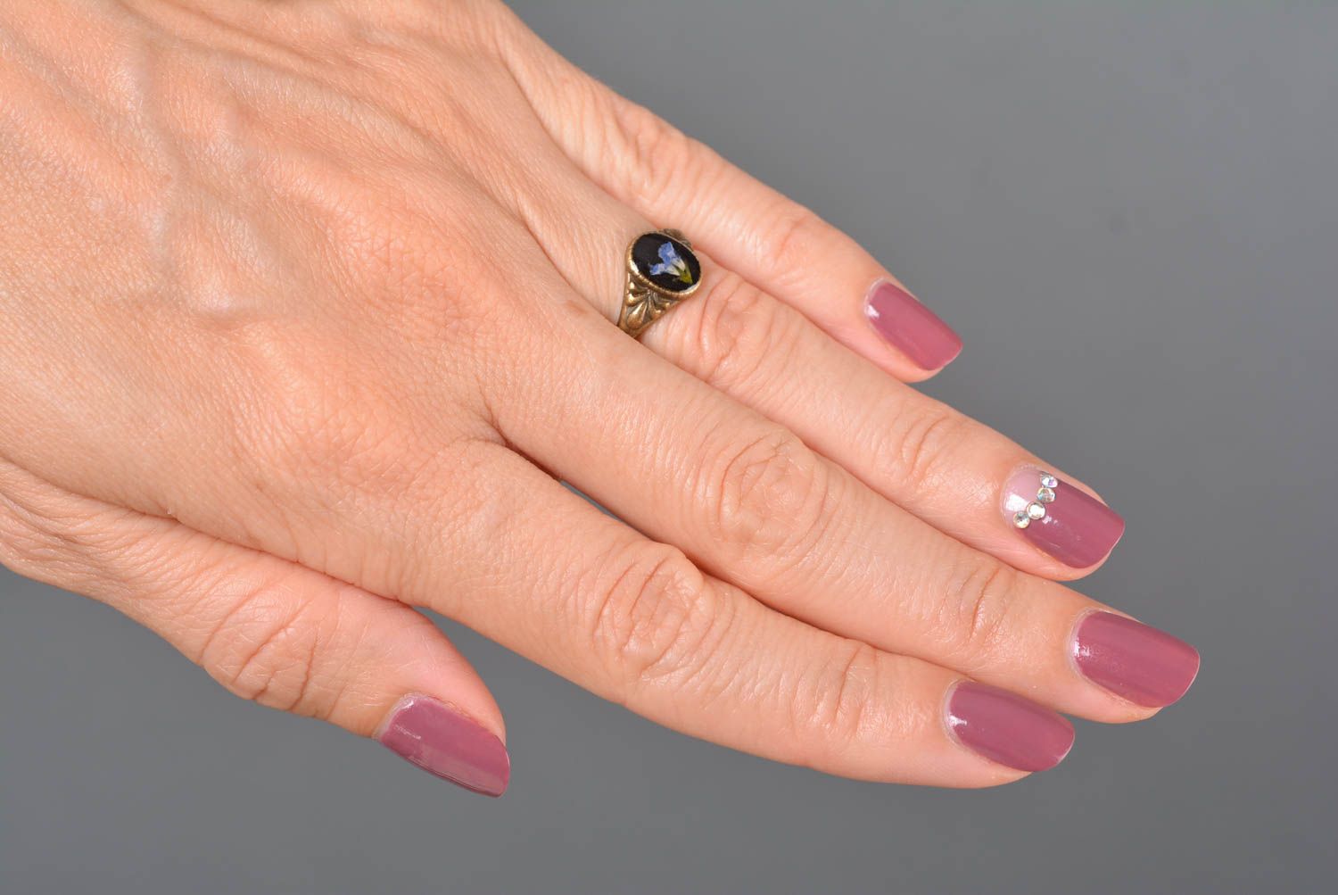 Кольцо ручной работы кольцо из эпоксидной смолы модное кольцо винтажное фото 3