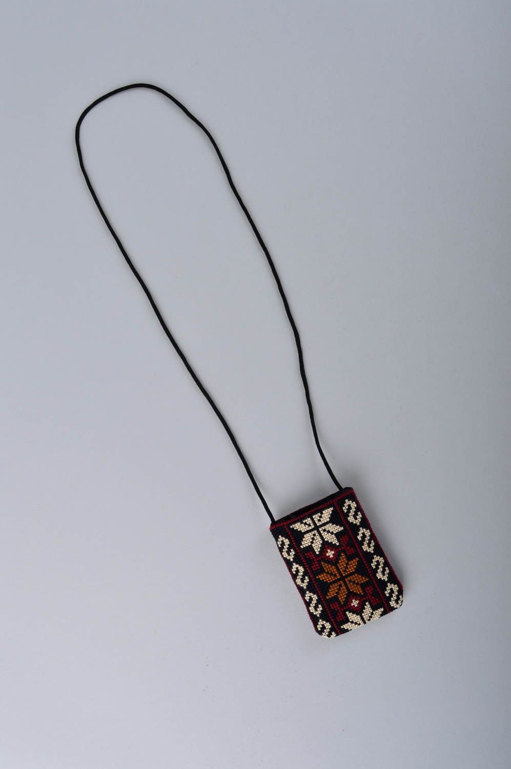 Tasche für Handy handgefertigt Deko Accessoire stilvoll Geschenk für Mädchen foto 4