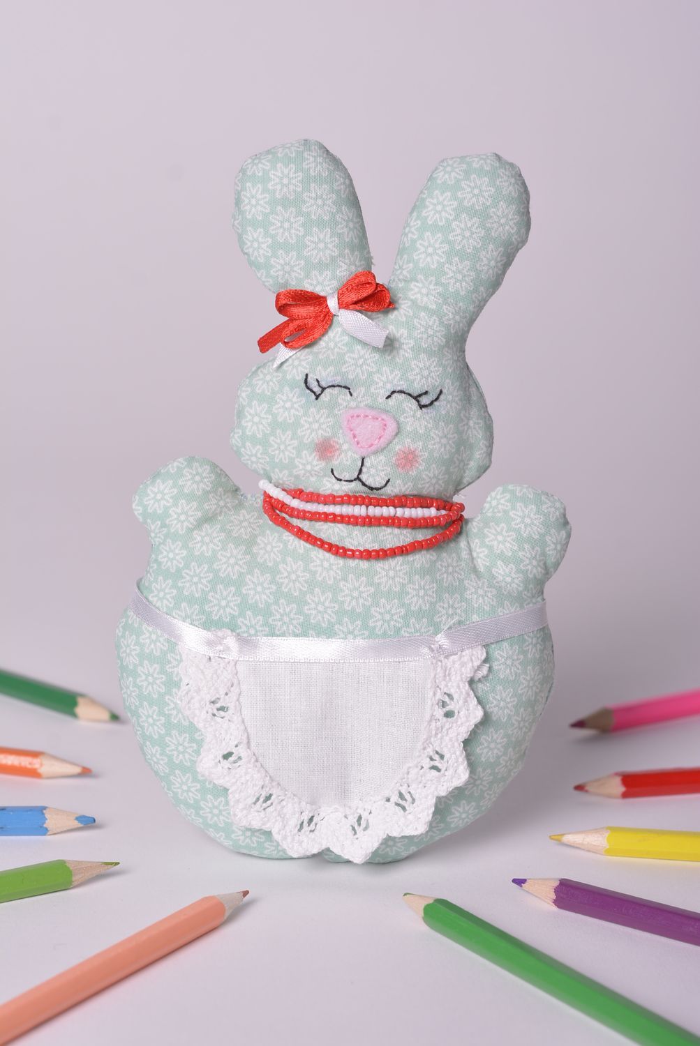 Handmade toy unusual toy for baby fabric toy for kids nursery decor soft toy photo 1