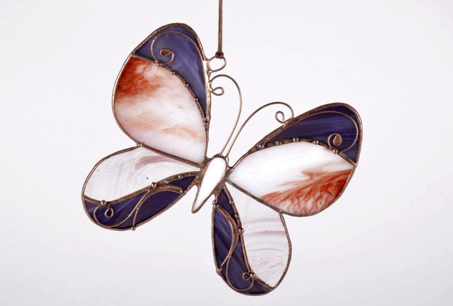 Interior glass pendant Butterfly photo 3