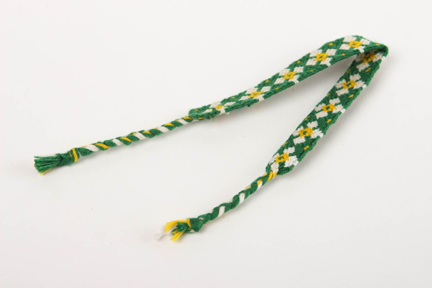 Handmade bracelet for women designer jewelry embroidery floss woven bracelet photo 4