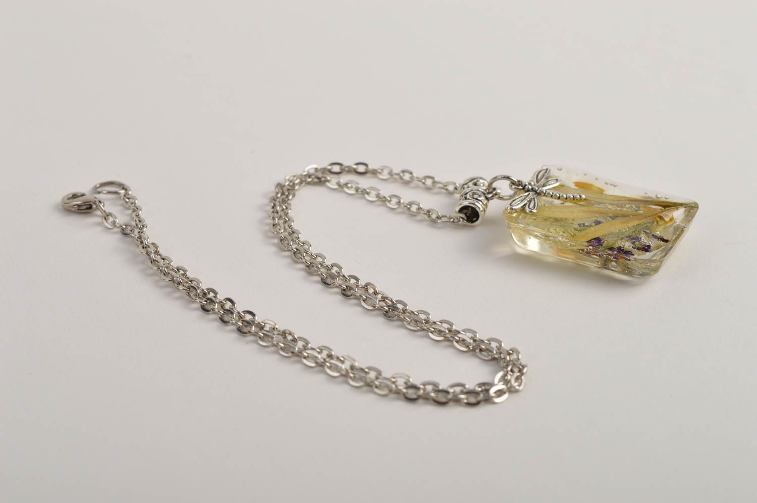 Handmade pendant unusual pendant designer accessory gift ideas resin jewelry photo 4