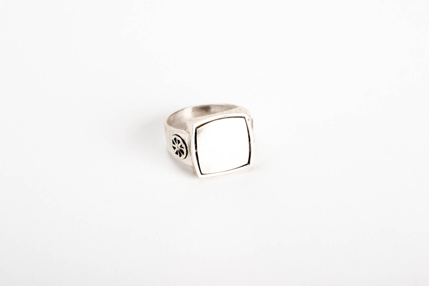 Украшение ручной работы серебряное кольцо подарок для мужчины вращающееся фото 3