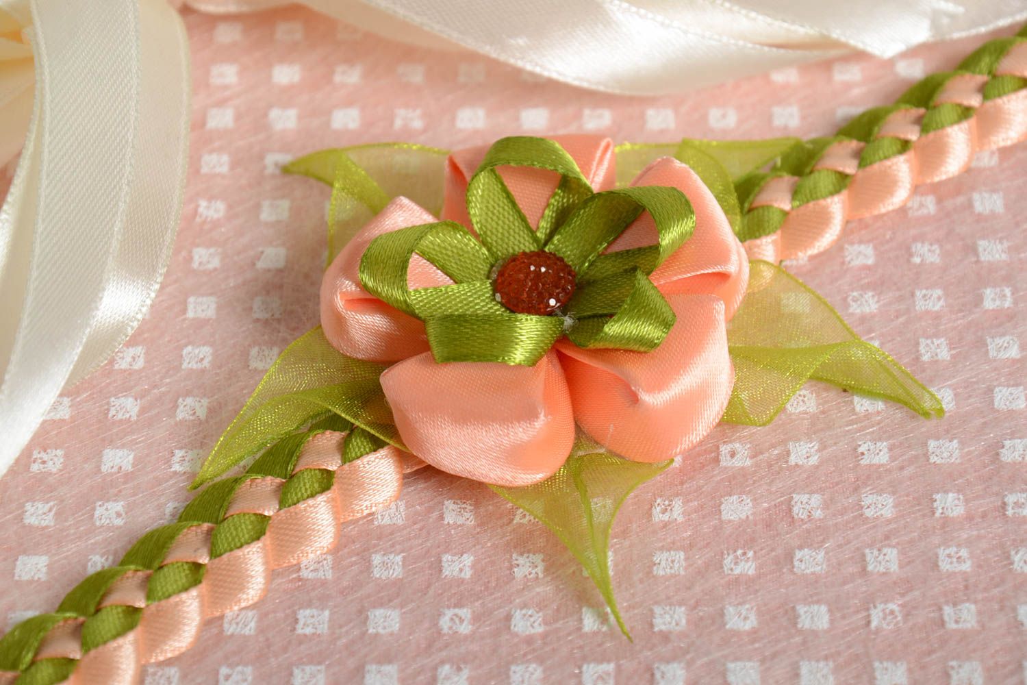 Handmade Brautjungfer Armband Trauzeugin Blumenarmband Geschenk für Brautjungfer foto 1
