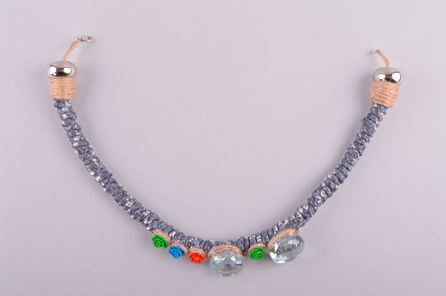 Handmade massive accessory stylish designer necklace elegant cute necklace photo 5