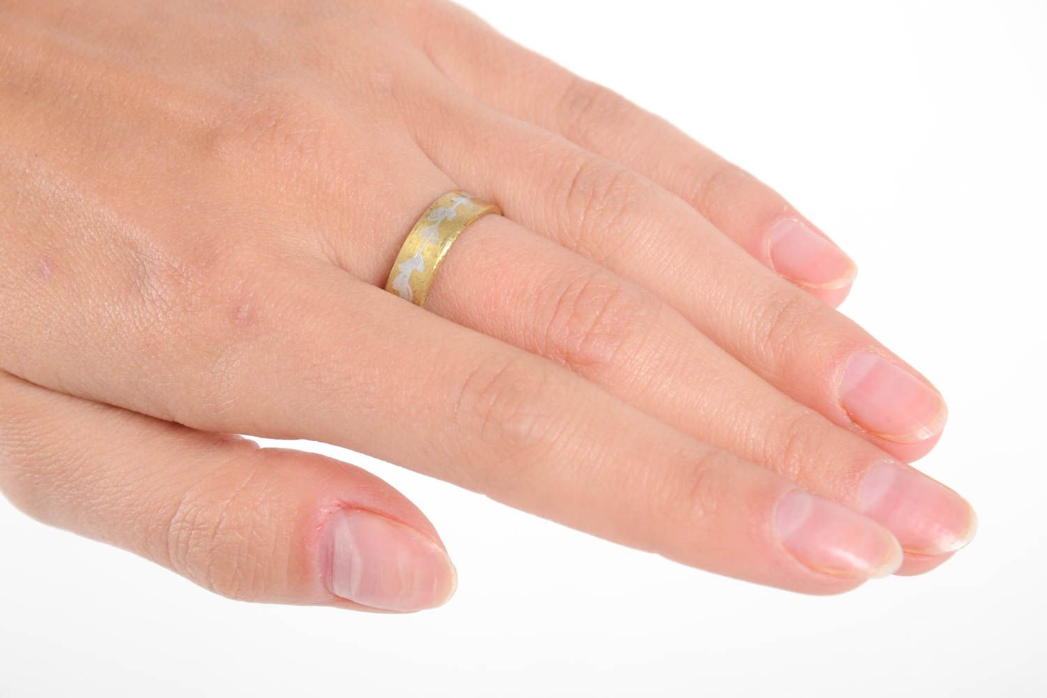Ring Damen handmade Ring aus Kupfer Geschenk Idee Ring Schmuck ungewöhnlich foto 2