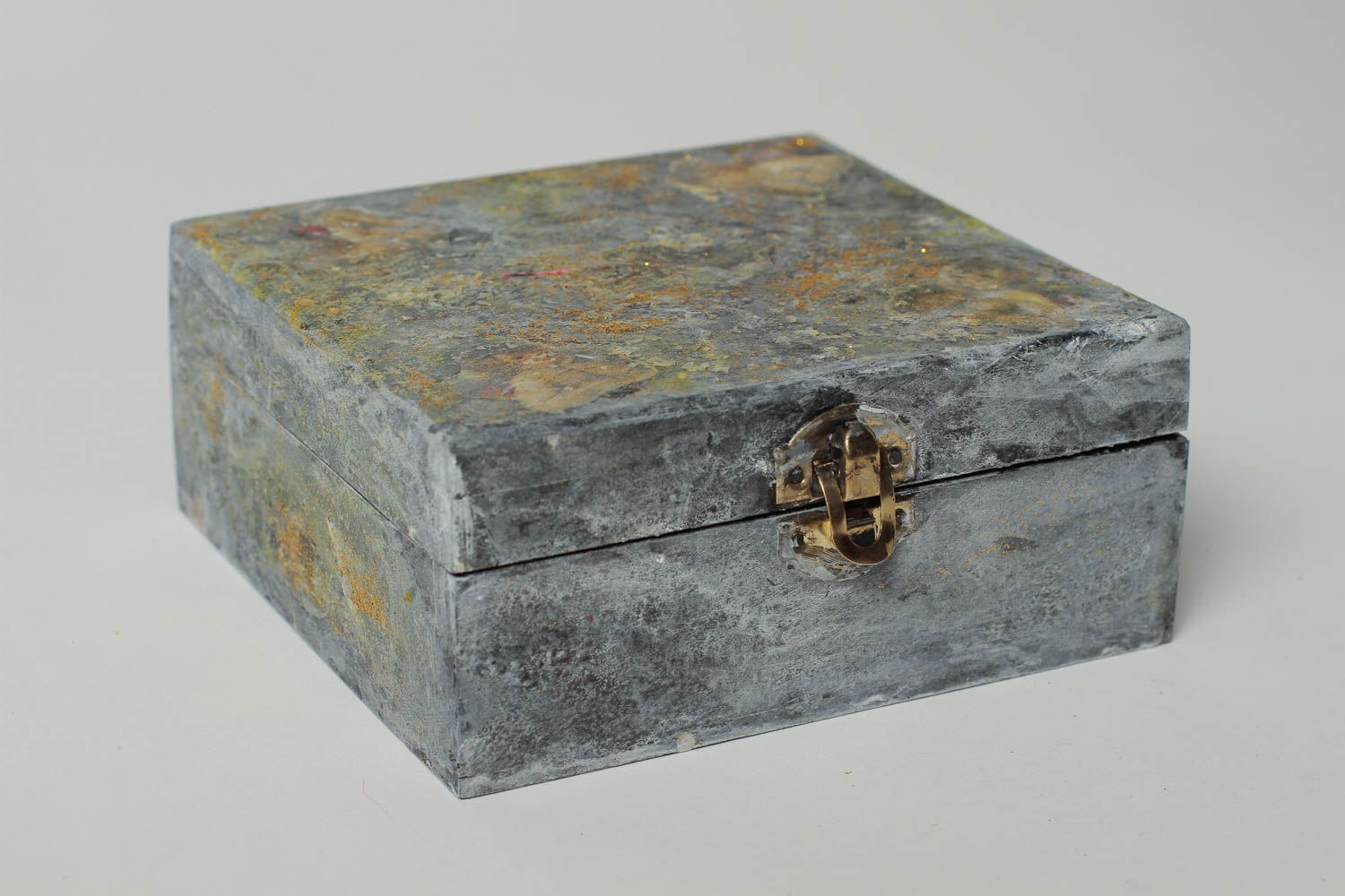 Beautiful handmade wooden box jewelry box design decoupage ideas wood craft photo 3