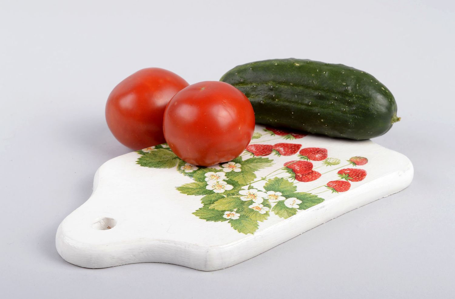 Tabla decorada hecha a mano decoupage accesorio de cocina regalo original foto 5