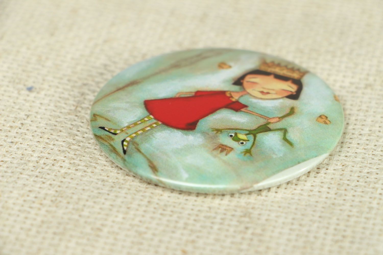 Pocket mirror with an image of princess photo 2