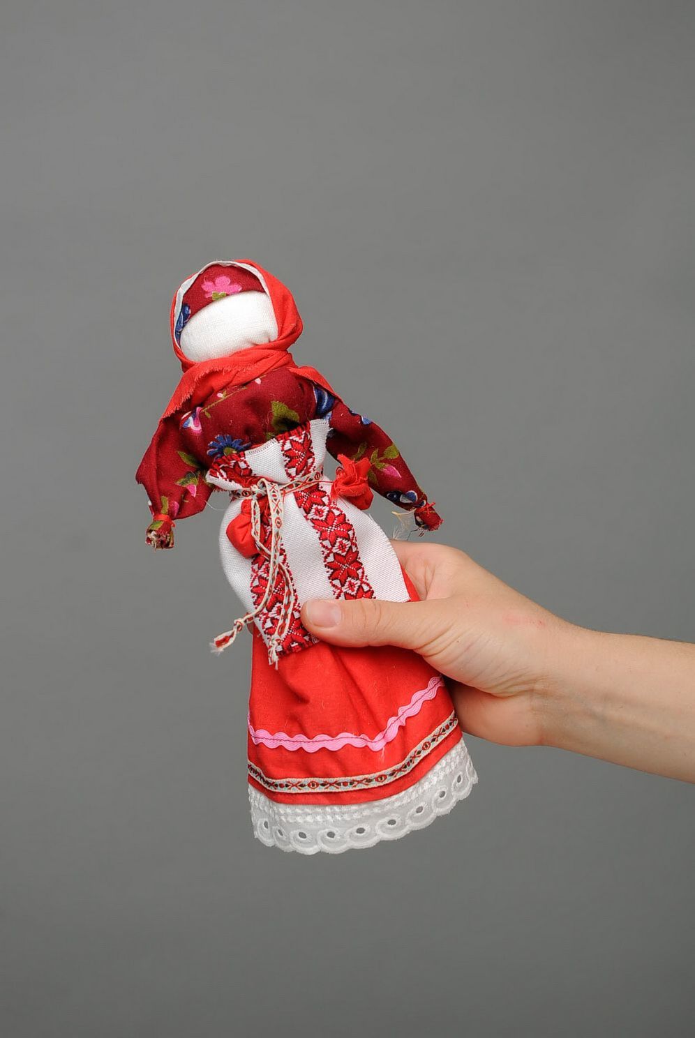 Handgemachte Puppe-Motanka Weihnachtslied foto 2